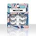 JIMIRE False Eyelashes Demi Lashes Multipack - Natural Wispies Dramatic Glam Eyelashes 4 Packs