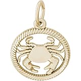 Rembrandt Charms Cancer Charm, 14K Yellow Gold