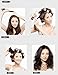 Small Size Hair Rollers Curlers Multicolor Self Grip Cling Nylon Plastic Sticky Curling Tools Pro Salon Hairdressing Curlers Or DIY Curly Hairstyle Color Random(26mm/1 inch 12PCS)