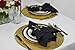 DII Woven Placemats Collection Metallic Round Placemat Set, 15