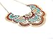 Miraculous Garden Jewelry for Women Girls, Vintage Silver/Gold Ethnic Tribal Boho Necklace Turquoise Beads Bohemian Necklace (Antique Gold)