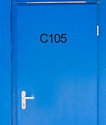 6 Inch Self-adhesive House Numbers, Modern House