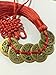 Uniquelover Chinese Red Enless Knot Feng Shui Lucky Coins for Wealth and Good Fortune--3pcs
