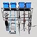 Proslat 60008 ProRack Heavy Duty Wall Mount Metal Storage Shelf with 8' Section, Charcoal Granite, 8-ft