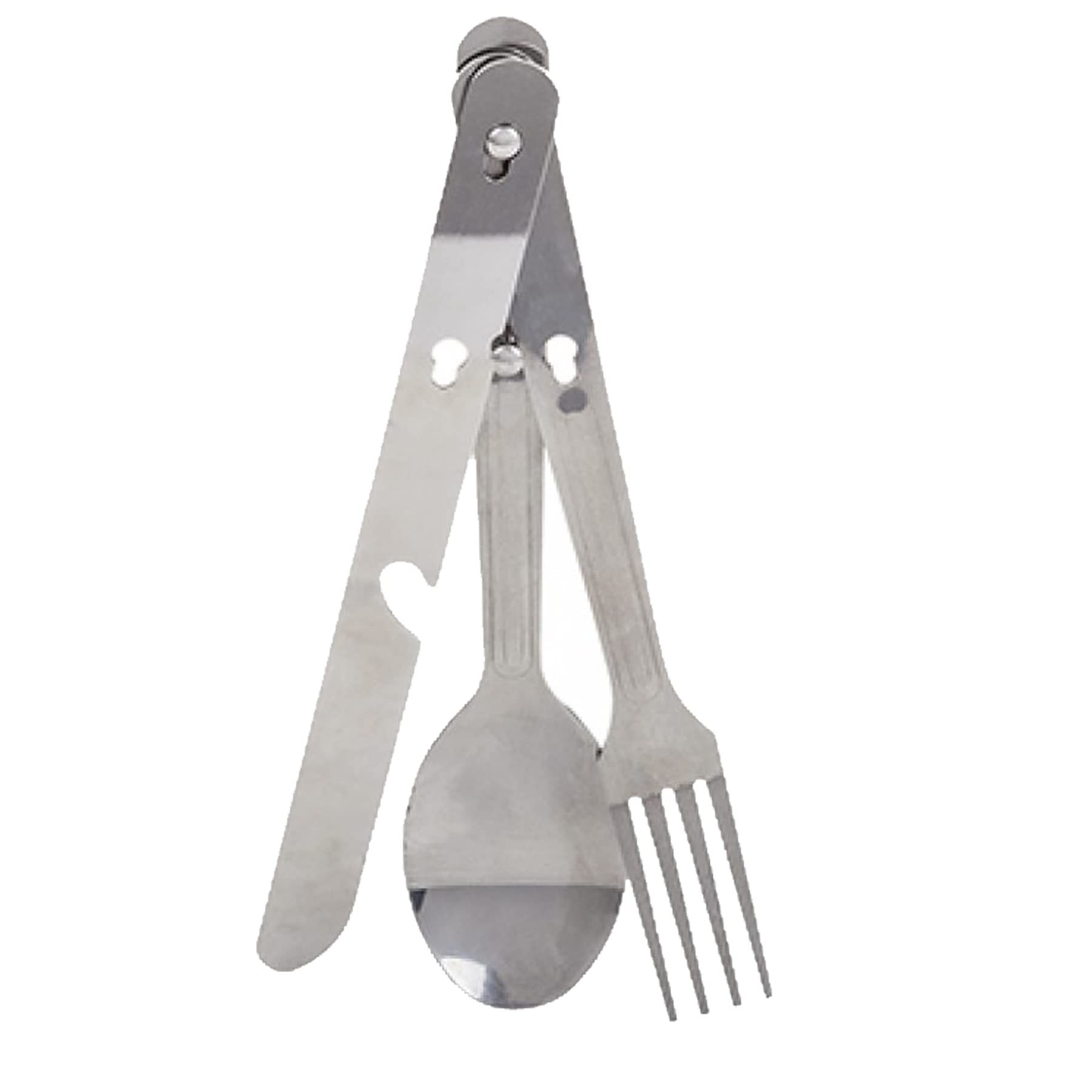 PMS International Stainless Steel 3 Piece Cutlery Set - Summit Camping / Outdoor Eating / Drinking Gear