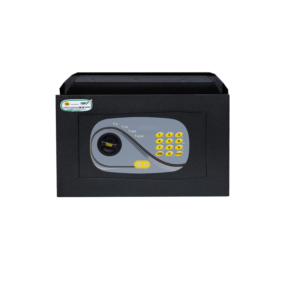 YALE Wall safe Y3260220 black, with programmable digital access, Dimensions: 340x210x200 mm