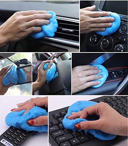Keyboard Cleaner Universal Cleaning Gel for PC Tablet Laptop Keyboards, Car Vents, Cameras, Printers, Calculators from ColorCoral 200g - Thumbnail 3
