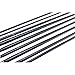 APG 9pcs Flat Pointed Tip Nylon Hair Acrylic Watercolor Brush Artists Paint Brush Set