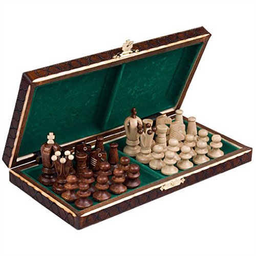 Chess Royal 30 European Wooden Handmade International Set, 11.81 x 1.97-Inch