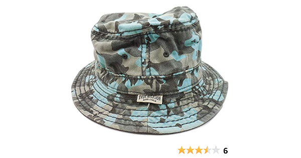 Reversible Camo Bucket Hat Cap 