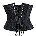 frawirshau Women's 9427 Lace Up Boned Underbust Waist Trainer Corset