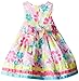 Nannette Little Girls' Floral Print Dress with Shrug