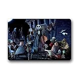 Heymat Nightmare Before Christmas Custom Machine Washable Durable Doormat Bath Kitchen Decor Entryway Rug/Floor Mat