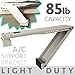 Alpine Hardware American Owned Universal Window Air Conditioner & Heat Pump Bracket One Arm Heavy-Duty Window AC Support-Supports Air Conditioner Up to 160 lbs.-for 12000 BTU AC to 20000 BTU AC Units