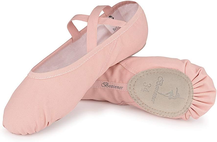 Ballet Shoes for Women Girls, Women's Ballet Slipper Dance Shoes Canvas Ballet Shoes Yoga Shoes