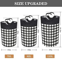 BlissTotes Large Laundry Basket Laundry Hamper Bag