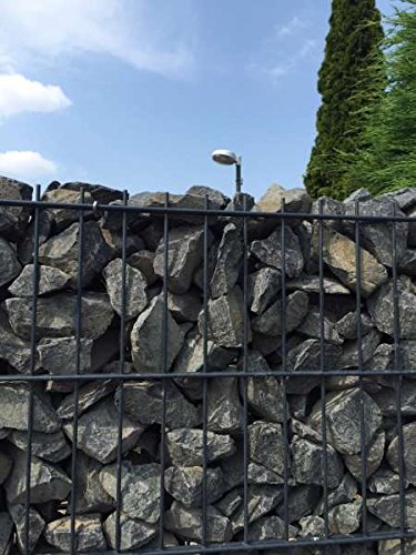 Gabione Steinkorb Wand Zaun Steingabion Anthrazit/Höhe 103cm / Länge 10 Meter/Maschenweite: 50/200mm / Drahtstärke: 6/5… – Bild 6