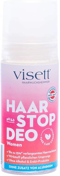 visett haar stop aluminium free deodorant for women 50ml