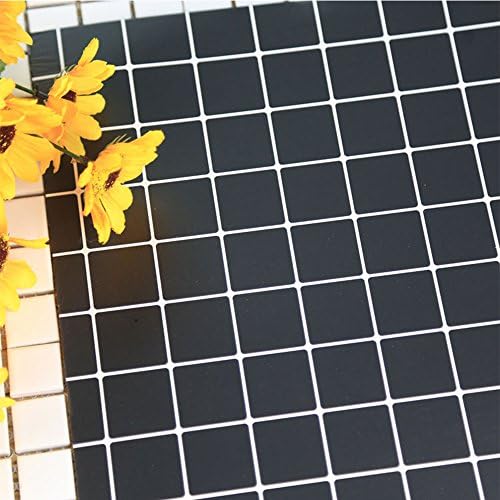 Conjugal Bliss 10PCS Party Decorations Dining Table Grid Paper 3 Colors Card For Babyshowers Home Office Christmas Parties Holiday Wedding Decor Food Shooting Props (Black)