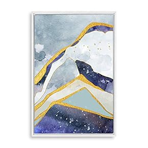 Framed Home Artwork Abstract Scenery Natural Landscape for...