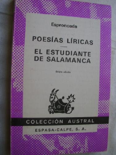 El Estudiante De Salamanca. El Diablo Mundo