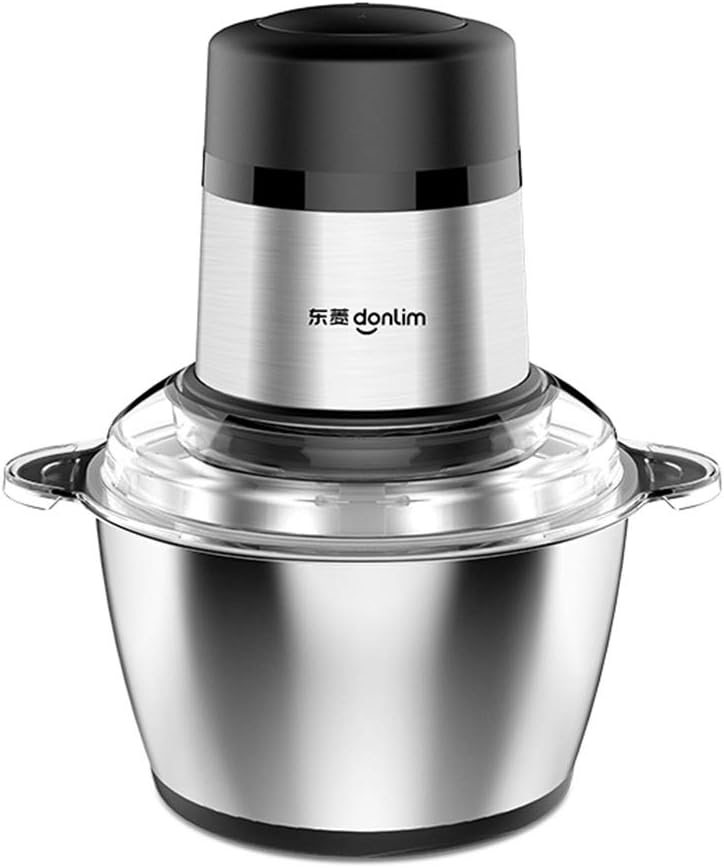 Electric Food Chopper, Mini Vegetables Chopper Food Processor Sharp Blades Grinder For Meat, Fruits And Nuts With Food-Grade Stainless Steel Bowl