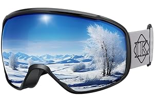 Innerking Ski Goggles OTG - Over Glasses Snow/Snowboard Sports Goggles Anti Fog for Adult, Youth, Men & Women