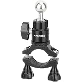 CAMVATE Handlebar Clamp Mount Holder with 17mm Adjustable Ball Head Mount