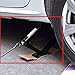 Scissor Car Jack 2 Ton Steel with Chromed Handle for Roadside Tire Change Repair, Black 1 Pcs