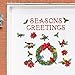 Collections Etc Garage Door Christmas Decoration Magnets - Wreath & Birds