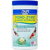API POND-ZYME SLUDGE DESTROYER Pond Cleaner With Natural Pond Bacteria And Barley, 1-Pound Container