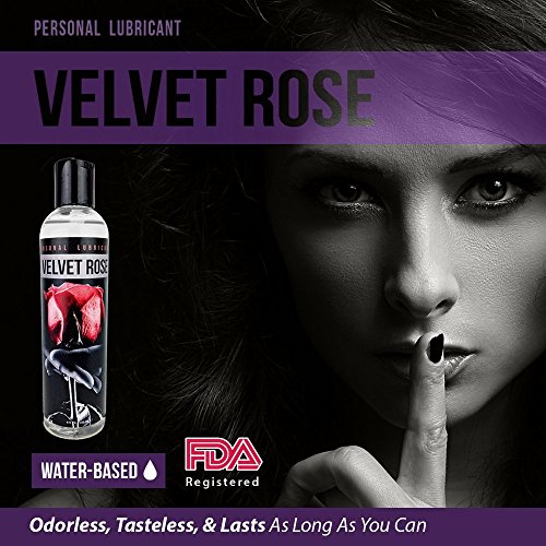3 Bottles of Personal Lubricant Water Based Lube - for Men & Women - Great for Sensitive Skin, Comfortably Moisturizes & Lubricates - Smooth as Silk & Stimulating Sex Lubes - 8 oz by Intimate Rose