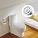 Owfeel Toilet Tank Button Dual Push Flushing Toilet Button 48mm Toilet Button Replaced Flush Button with Thread Diameter