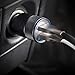 iPhone Car Charger - Car Charger iPhone 8/8 Plus - iPhone X Car Charger - Car Charger iPhone 7/7 Plus - Car Charger iPhone 6/6s Plus - 3.1A Dual Port USB two Lightning Cable Zinc Alloyed (black/white)
