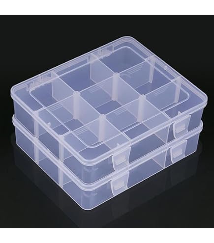 Amazon.com: Storage Box, Plastic, Multifunctional 9 Compartments