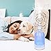 COSVII Mini Air Humidifier,200ml Ultrasonic Cool Mist Humidifier with 7 Colors Night Light and Auto Shut-Off for Bedroom Desk Office Travel Car Room (White)