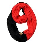 C.C Unisex College High School Sport Team Color Two Tone Winter Knit Scarf C.C Unisex College High School Sport Team Color Two Tone Winter Knit Scarf