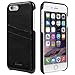 iPhone 7 Case, Benuo [Card Slot Vintage Series] [Genuine Leather] Soft Leather Case [2 Card Slots], Ultra Slim Leather Case Back Cover for Regular iPhone 7 / Special Edition (Stylish Black)