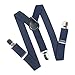 ELENKER Suspenders for Baby Boys, Adjustable Elastic Y Back Clip Solid Color