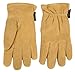 Forney 53119 Deerskin Leather Driver Suede Lined Women's Gloves, Small