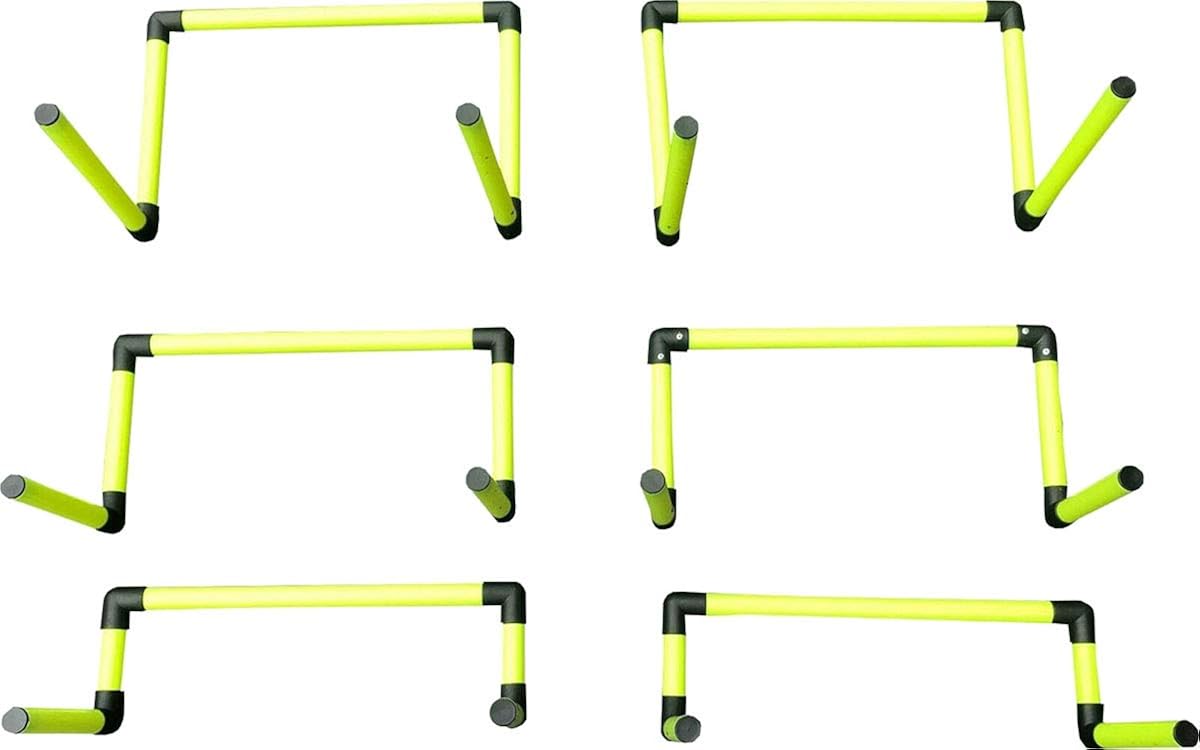 Sportsgear Set Of 6 Adjustable Speed Agility Hurdles Set 6" 9" 12" (2 Each): Clothing