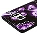 S6 Edge Plus Case,Samsung Galaxy S6 Edge Plus Case - Badalink Bling Soft TPU Shockproof Flexible Rubber Skin Gel Bumper Ultra-thin Slim Fit Print Cover with Dust Plug & Stylus Pen - Purple Butterflies