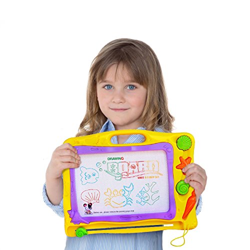 6 Magnetic+Drawing+Board+Kidolino+Stamps