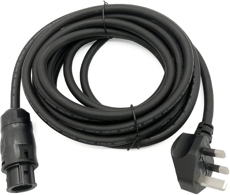 Solarsys AC Power Cord UK Plug Betteri BC01 Female Hoymiles Deye Envertech