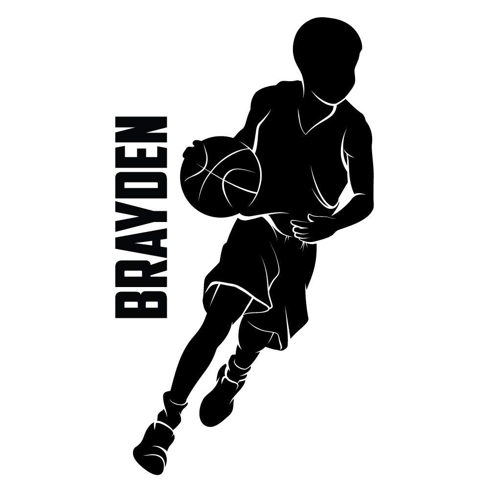 Custom Boys Name Basketball. 0264 Personalized Boys