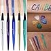 UCANBE 5PCS Liquid Eyeliner Pen Waterproof Eye Gel Shimmer Sparkle Smudge Proof Pigmented Eyeshadow Eye Liner Pencil Cosmetics (Set of 5)