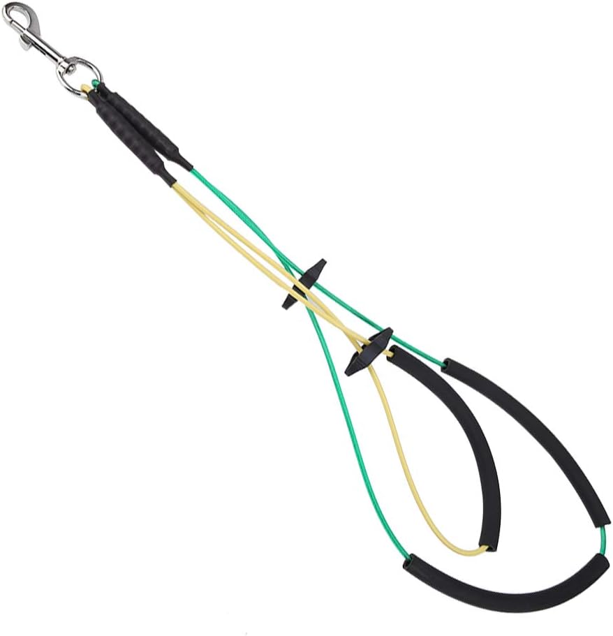 Oumefar Dog Grooming Loop Adjustable Cable Loop Clips Double Noose Ropes Dogs Cats Table Bath Tub(Small) - Image 4