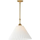 Maxim 18319SWGL Kismet Single Pendant, 1-Light E26 Medium Base, Gold Leaf (Bulbs NOT Included)