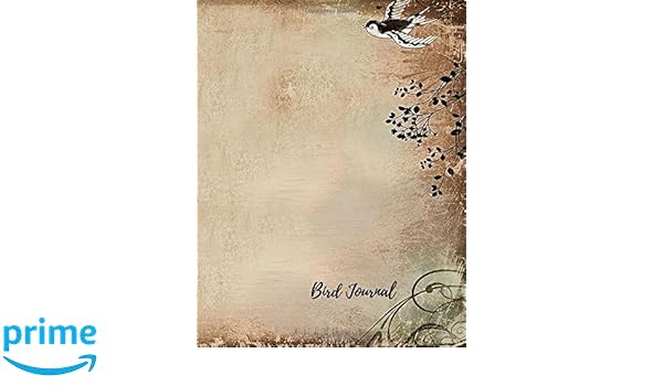 Bird Journal Large 85 By 11 Lined Ruled Paper Notebook To - 