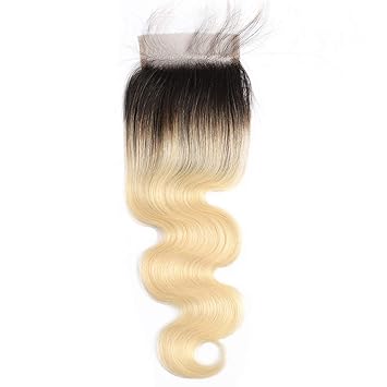 Amazon Com Suttie 1b 613 18 Blonde With Dark Roots Body Wave